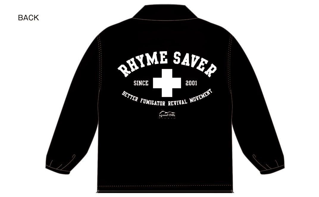 RHYME SAVER ブラックジャケット M RHYME SAVER COACH JKT-BLACK – HHR WEB STORE