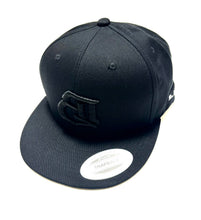 画像をギャラリービューアに読み込む, 裏IB SNAP BACK CAP-ブラックボディ-前黒
