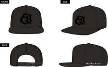 画像をギャラリービューアに読み込む, 裏IB SNAP BACK CAP-ブラックボディ-前黒
