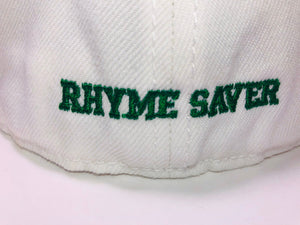 「IB×RHYME SAVER」Baseball Cap-ホワイトボディ-前白×後緑