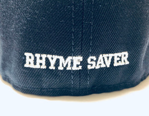 「IB×RHYME SAVER」Baseball Cap-ネイビーボディ-前白×後白